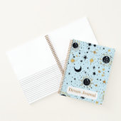Celestial Sun Moon Stars Dream Journal Notizblock (Innenseite)