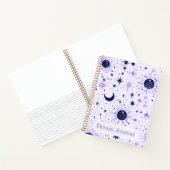 Celestial Sun Moon Stars Dream Journal Notizblock (Innenseite)