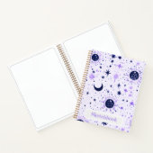 Celestial Sun Moon Stars Sketchbook Notizblock (Innenseite)