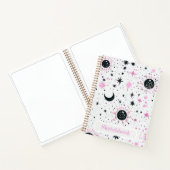 Celestial Sun Moon Stars Sketchbook Notizblock (Innenseite)