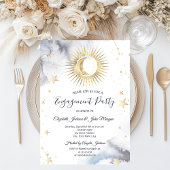 Celestial Sun, Moon, Sterne Einladung