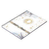 Celestial Sun, Moon, Sterne Notizblock (Linke Seite)