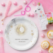 Celestial Sun, Moon, Sterne Pappteller (Party)