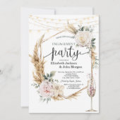 Celestial Sun, Moon, Sterne-Verlobung Einladung (Vorderseite)