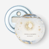 Celestial Sun, Moon, Sternenwasserfarbe Flaschenöffner (Vorderseite)