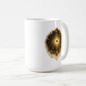 Celestial Sun Moon Symbol Sacred Cosmic Balance Kaffeetasse (VorderseiteRechts)