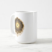 Celestial Sun Moon Symbol Sacred Cosmic Balance Kaffeetasse (Vorderseite Links)