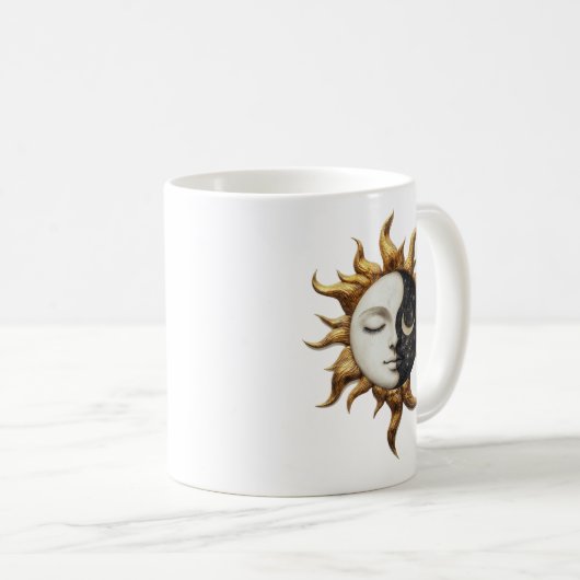 Celestial Sun & Moon Tasse (VorderseiteRechts)