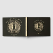 Celestial Sun Moon Wedding Guest Book Gästebuch (Voll)