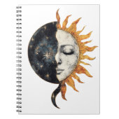 Celestial Sun Notebook Notizblock (Vorderseite)