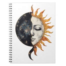 Celestial Sun Notebook Notizblock