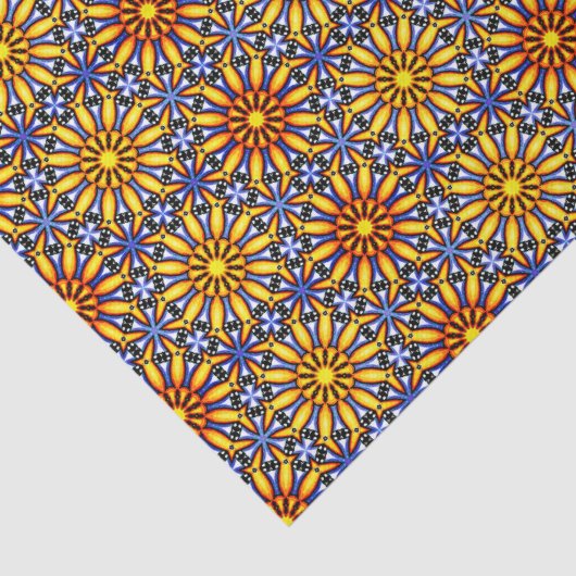 Celestial Sun Seidenpapier (Detail)