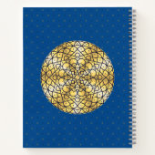 Celestial Sun Spiral Notebook Notizbuch (Rückseite)