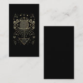 Celestial Sun Spiritualität Astrologie Visitenkarte (Vorne/Hinten)