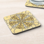 Celestial Sun Square Untersetzer (Linke Seite)