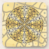 Celestial Sun Square Untersetzer (Vorderseite)