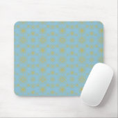 Celestial Sun Stars Sky Blue Mousepad (Mit Mouse)