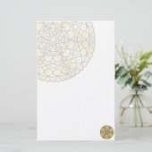 Celestial Sun Stationery Briefpapier (Stehend Vorderseite)