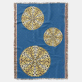 Celestial Sun Throw Blanket Decke (Vorderseite Vertikal)