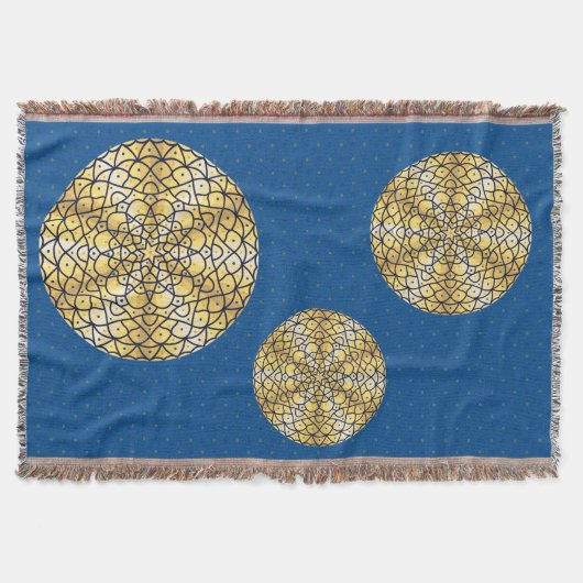 Celestial Sun Throw Blanket Decke (Vorderseite)