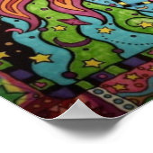 Celestial Sun und Moon Graphic Poster (Ecke)