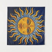 Celestial Sun Wandteppich (Vorderseite (Horizontal))