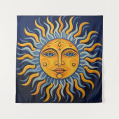 Celestial Sun Wandteppich (Vorderseite)