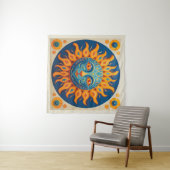 Celestial Sun Wandteppich (Beispiel (Horizontal))