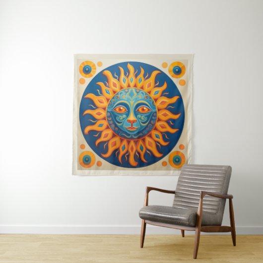 Celestial Sun Wandteppich (Beispiel)