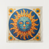 Celestial Sun Wandteppich (Vorderseite)