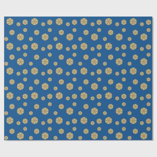 Celestial Sun Wrapping Paper Geschenkpapier (Flach)