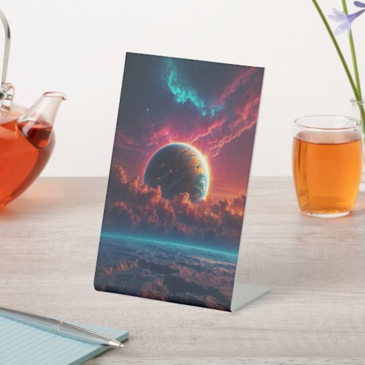 Celestial Sunrise Sockelschild (In SItu)