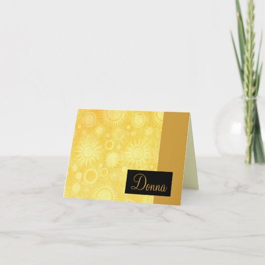 Celestial Suns Mitteilungskarten (Vorderseite)