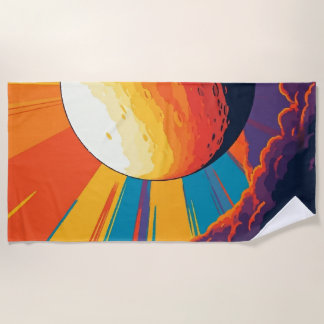 Celestial Sunset Beach Towel Strandtuch