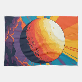 Celestial Sunset Kitchen Towel Geschirrtuch