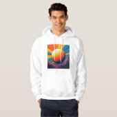 Celestial Sunset Men’s T-Shirt Hoodie (Vorne ganz)