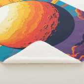 Celestial Sunset Sherpa Blanket Sherpadecke (3/4)