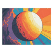 Celestial Sunset Tablecloth Tischdecke (Vorderseite (Horizontal))