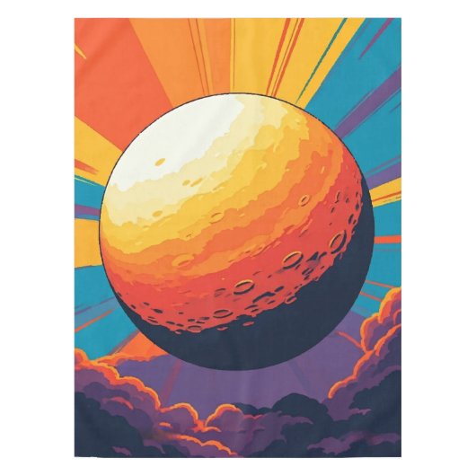 Celestial Sunset Tablecloth Tischdecke (Vorderseite)