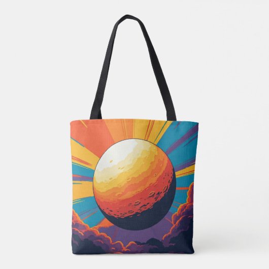Celestial Sunset Tote Bag Tasche (Rückseite)