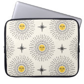 Celestial Sunshine Vintag Pattern Laptopschutzhülle (Vorderseite)