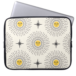 Celestial Sunshine Vintag Pattern Laptopschutzhülle