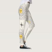 Celestial Sunshine Vintag Pattern Leggings (Rechts)