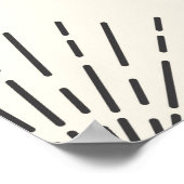 Celestial Sunshine Vintag Pattern Poster (Ecke)