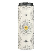 Celestial Sunshine Vintag Pattern Thermosbecher (Rückseite)