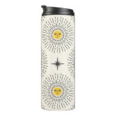 Celestial Sunshine Vintag Pattern Thermosbecher (Nach rechts gedreht)
