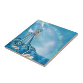 Celestial Swan Guardian Fliese (Seite)