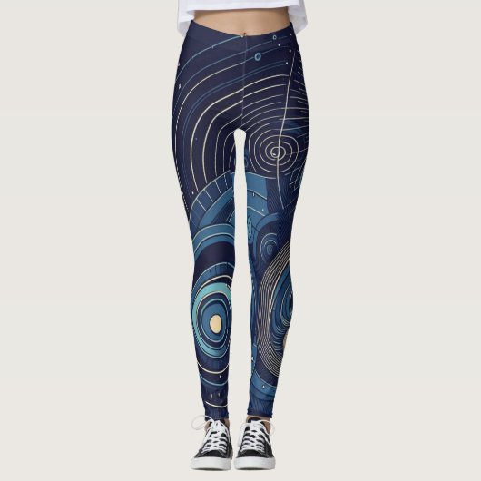 Celestial Swirl Leggings (Vorderseite)