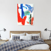 Celestial Symphony: Abstrakte Sky Canvas Print Leinwanddruck (Insitu (Schlafzimmer))