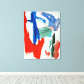 Celestial Symphony: Abstrakte Sky Canvas Print Leinwanddruck (Insitu (Holzboden))